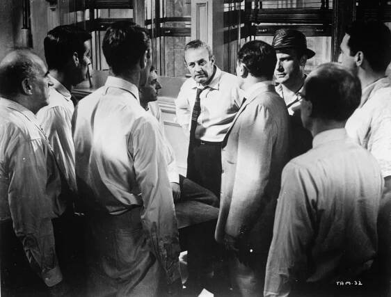 Ed Begley, Lee J. Cobb, Jack Warden - Dvanáct rozhněvaných mužů - Z filmu