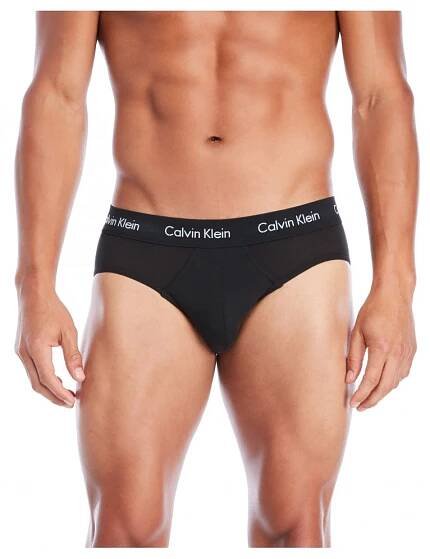 Calvin Klein PÁNSKÉ SLIPY - 3 PACK COTTON STRETCH