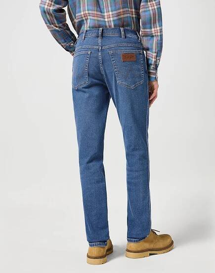 Wrangler TEXAS SLIM W38 L36 Pánské džínové kalhoty džíny JEDNODUCHÉ Velikost 38/36
