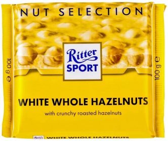 Ritter White Whole Hazelnuts 100g