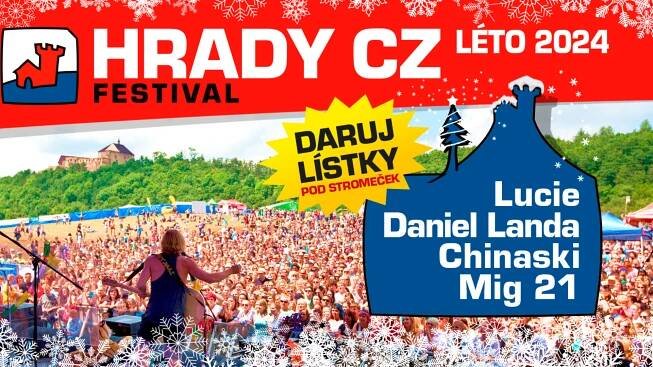 Poslední levné lístky na Hrady CZ 2024 jen do konce roku