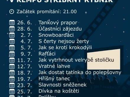 PROGRAM LETNÍ KINO | Kemp Stříbrný rybník