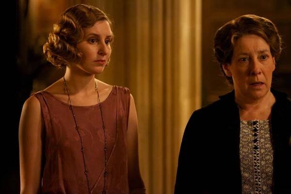 Panství Downton - Epizoda 7 - Z filmu - Laura Carmichael, Phyllis Logan