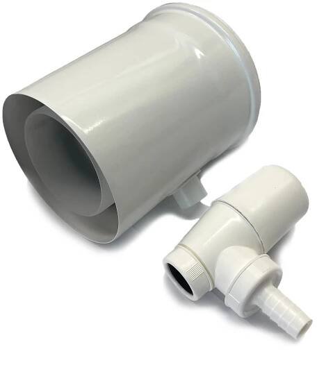 přímý kus s odvodem kondenzátu koaxiální DN160/110 x 150mm - Brilon a.s.