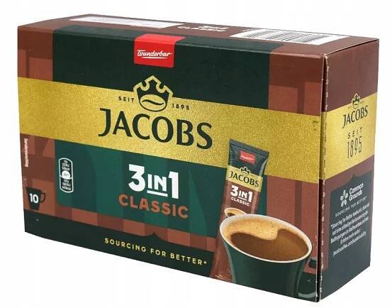 Jacobs 3 in 1 Classic 10 ks