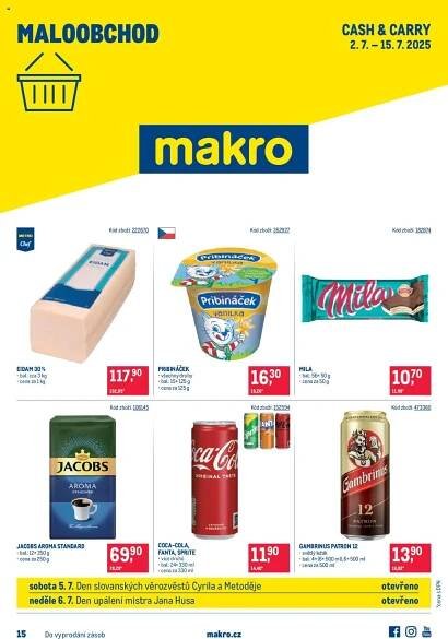  Makro Leták - Maloobchod od 02.07.2025 - Akce Makro