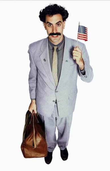 Sacha Baron Cohen alias Borat prodává svůj vysněný dům