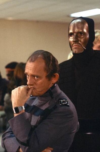Frank Gorshin and Anthony James in Buck Rogers in the 25th Century (1979)