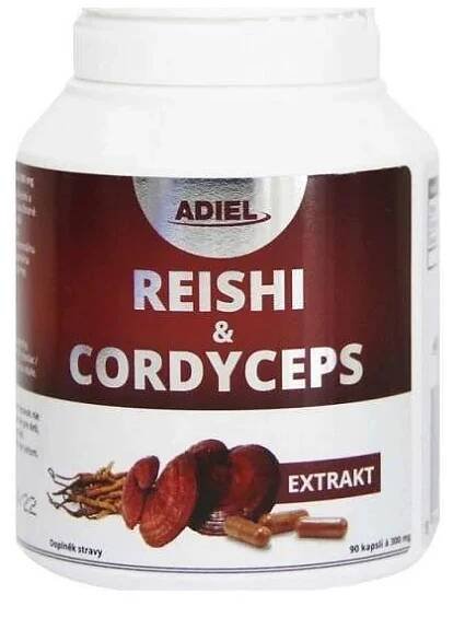 Adiel Reishi&Cordyceps 90 kapslí