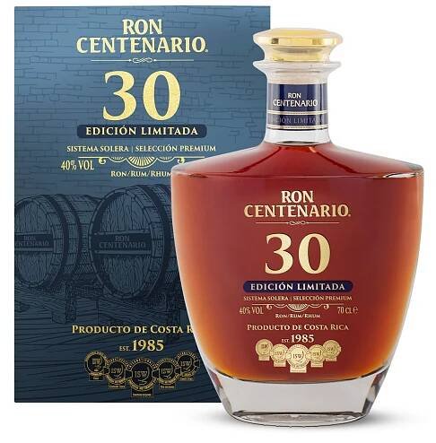 Centenario 30 YO rum 40% obj. box