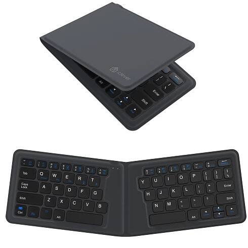 Bezdrátová skládací klávesnice iClever (systém AZERTY)