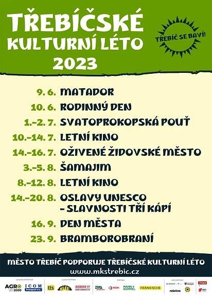 Kam v Třebíči v následujících dnech: Třebíč