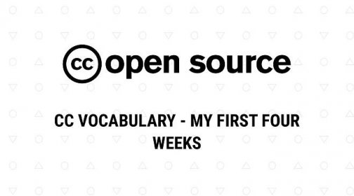 CC Vocabulary - My First Four Weeks