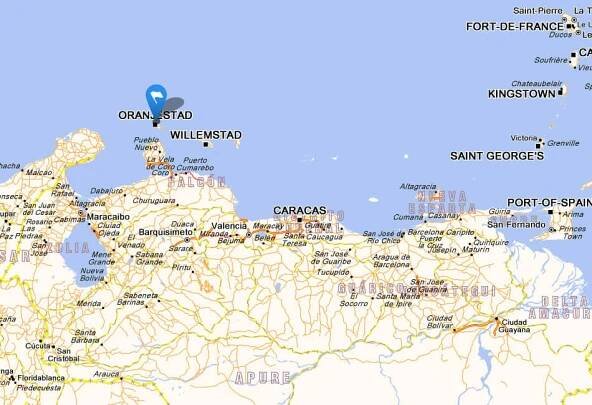 Map Aruba