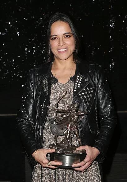 BEVERLY HILLS, CA - APRIL 26: Michelle Rodriguez, at the 2018 Artemis Awards Gala at the Ahrya Fine Arts Theater in Beverly Hills, California on April 26, 2018. Credit: Faye Sadou/MediaPunch
