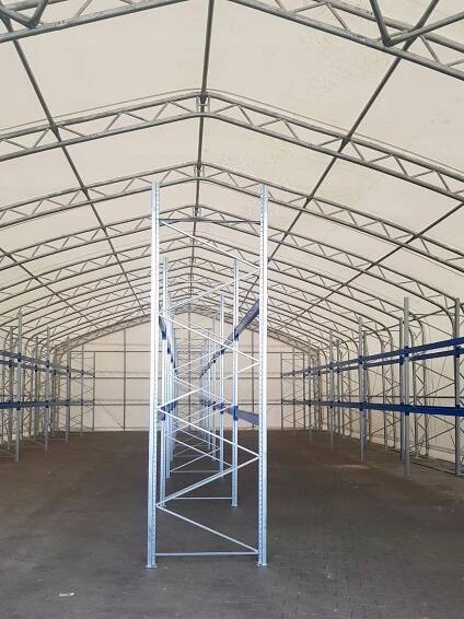 15 x 30 m STANOVÁ HALA MOCNÁ HALA SKLAD STAN Výška vjezdu 5 m