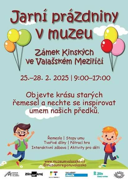 Pozvánka na "Jarní prázdniny v muzeu"