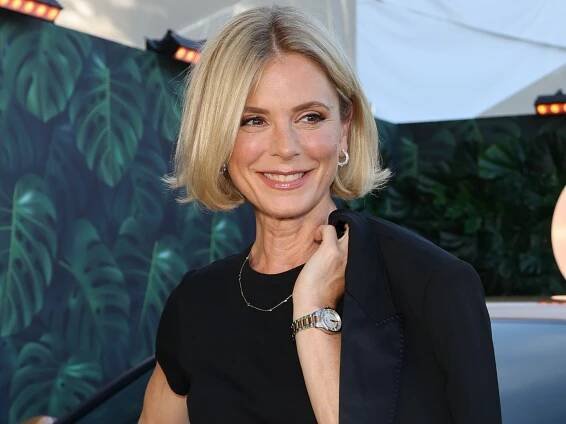 Elevate your wardrobe basics like Emilia Fox - her black T-shirt and floral maxi skirt are the perfect smart-casual...