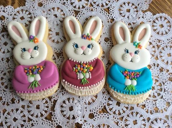 Adorable Bunny Cookies for Easter