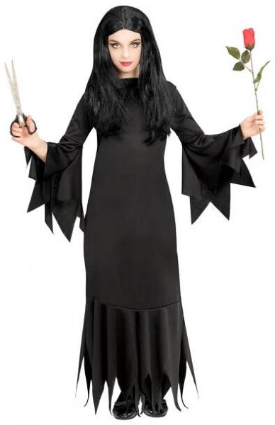 Dívčí kostým Morticia Addams | 4lol.cz