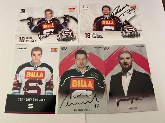Autogramy HC Sparta Praha