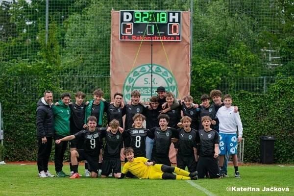 U17 – FK Meteor Praha VIII „B“ 2:0 (0:0)