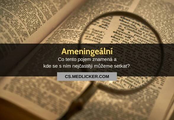 Co je to ameningeální?