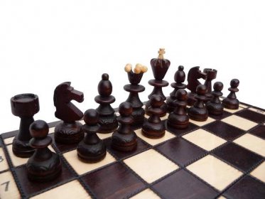 Šachy – Dřevěné šachy Perla malá
