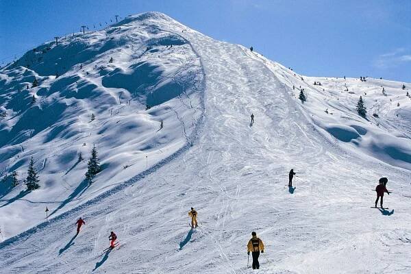 Winter on the snow of Paganella mountains - Trento
