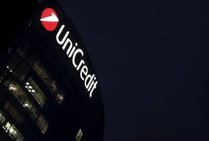 The headquarters of UniCredit bank is seen in downtown Milan