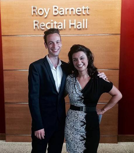 John-MIchael Scapin and Isabel Bayrakdarian at VISI