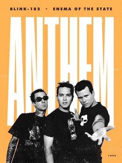 Wasting Time: A Blink-182 Poster Project