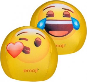 Happy People Mačkací balónek Emoji slzy štěstí/líbající ústa pr.19 cm