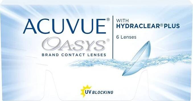 ACUVUE® OASYS with HYDRACLEAR® PLUS 6 čoček
