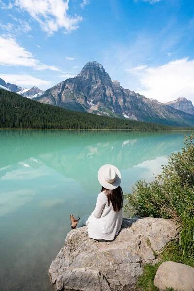 Waterfowl Lakes Banff Alberta Canada A City Girl Outside
