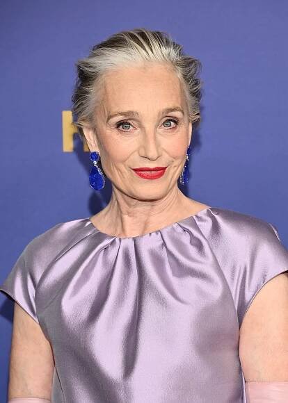 Kristin Scott Thomas at the 76th Primetime Emmy Awards held at Peacock Theater on September 15, 2024 in Los Angeles, California.