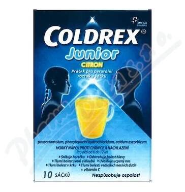 Coldrex Junior Citron 300mg/5mg/20mg scc.10 I