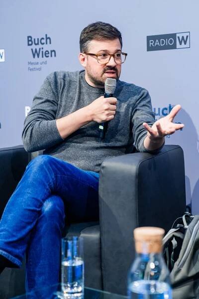 Martin Panchaud auf der Buch Wien 23
