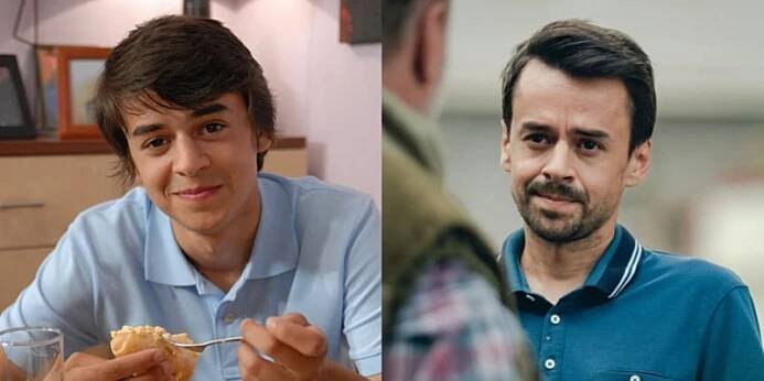 Herec Jan Hofman před dvaceti lety a dnes.