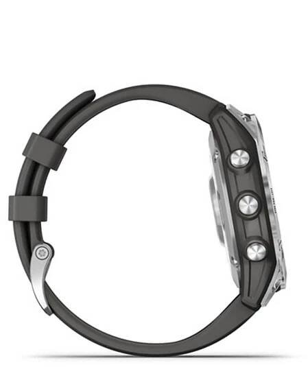 Garmin fēnix 7 Standard Edition Silver/Graphite Silicone Band