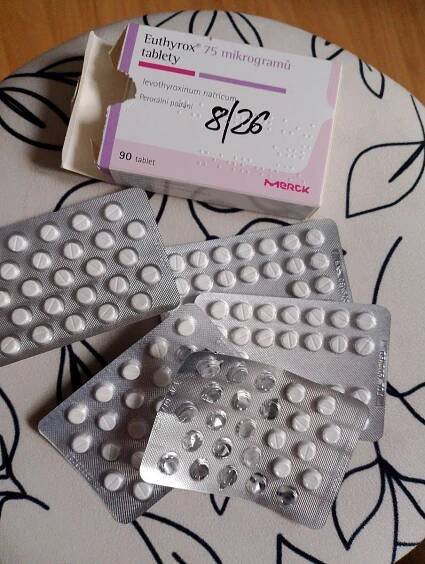Euthyrox 75- hormon štítné žlázy