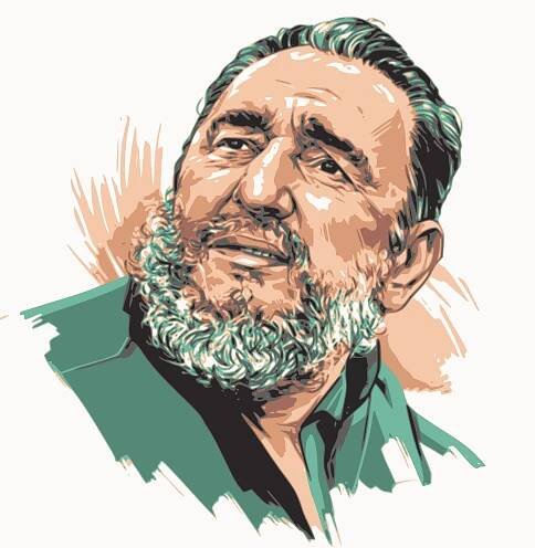 Obrázek, klipart  Fidel Castro