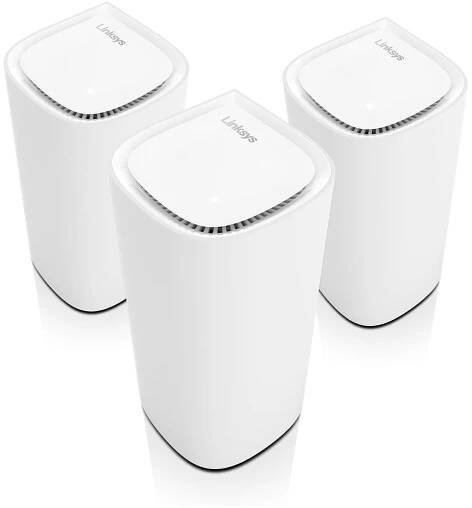 The Linksys Velop Pro 6E Wi-Fi mesh system.