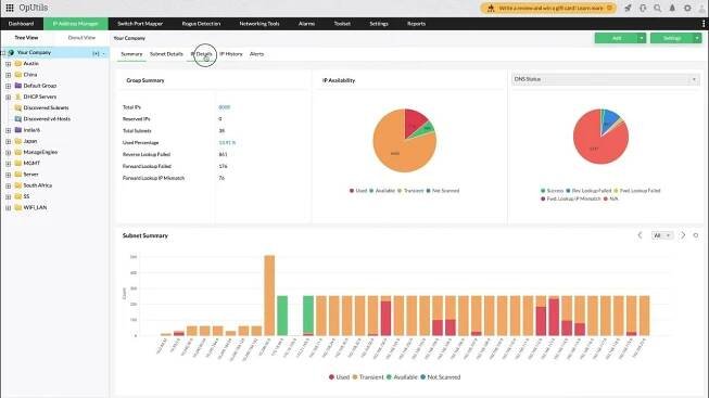 How to scan all IPs in your network using Advanced IP Scanner by ManageEngine OpUtils