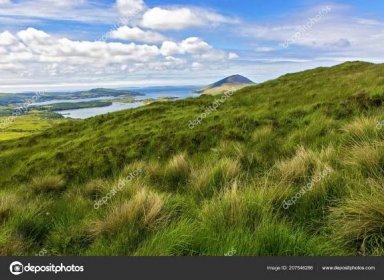 Connemara Národní Park Pohled Dolního Diamond Hill Letterfrack Irsko — Stock Fotografie © Elena Schweitzer #207546286