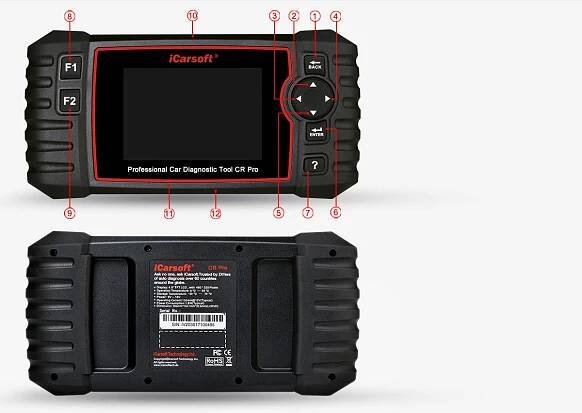 iCarsoft CR pro -Professional Multi-brand Multi-system Car Diagnostic Tools-iCarsoft Technology Inc.