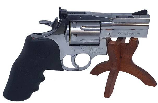 ASG Dan Wesson 715 2,5 silver Vzduchový revolver 4,5 mm diabolo 3