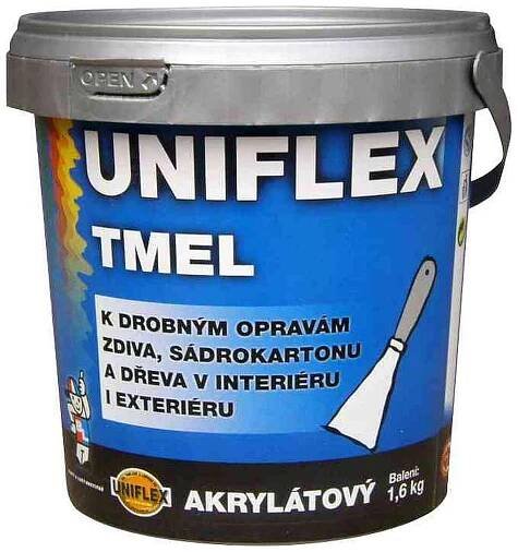 Barvy a laky Hostivař Uniflex akrylátový tmel 1,6 kg od 185 Kč