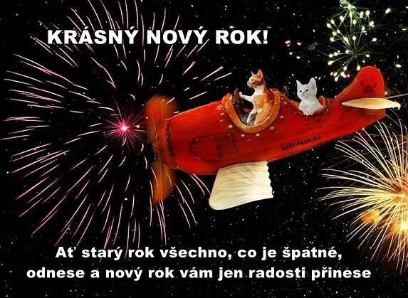 Novoroční přání text, obrázky. Krásná novoroční přáníčka