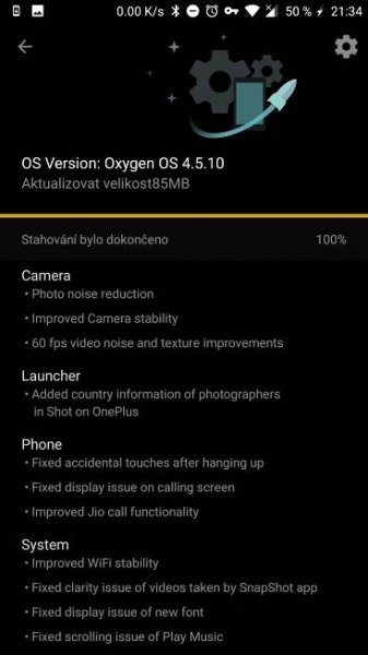 oneplus 5 aktualizace oxygen os android